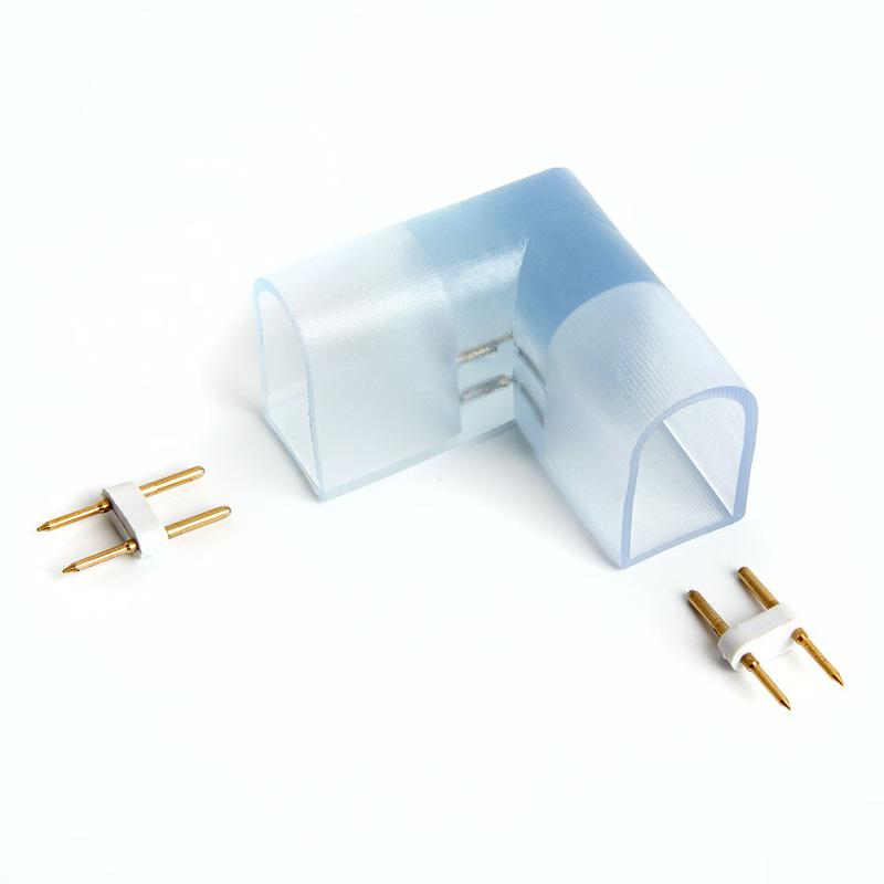 Соединитель угловой для светодиодной ленты 220В LS721 ( 2835) LD515 FERON 48210