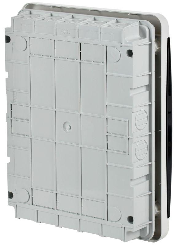 Корпус ЩРВ-П-24 TEKFOR IP41 черн. прозр. дверь пластик. IEK TF5-KP12-V-24-41-K01-K03