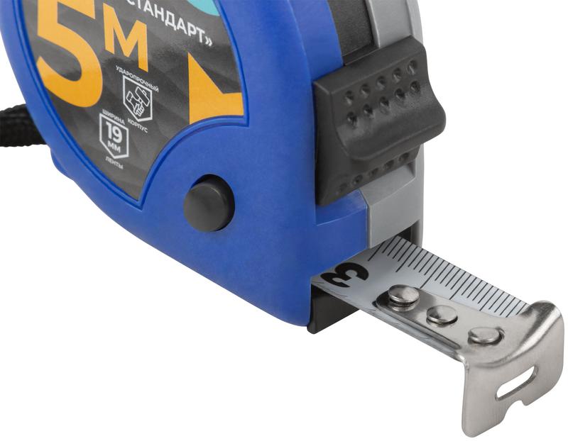 Рулетка Стандарт 5мх19мм MOS 16985М