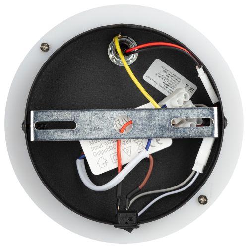 Светильник светодиодный EDGAR WL55 BK COB 5Вт/SMD 7Вт 4000К IP20 интерьерный декоративный черн. Эра Б0062917