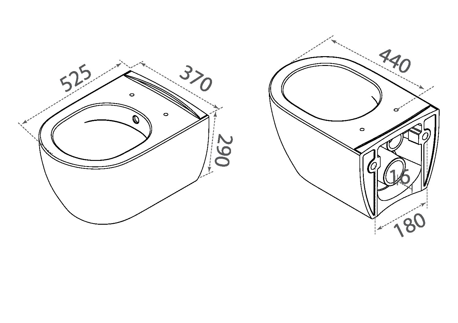 Bianca подвесной унитаз белый глянец с крышкой