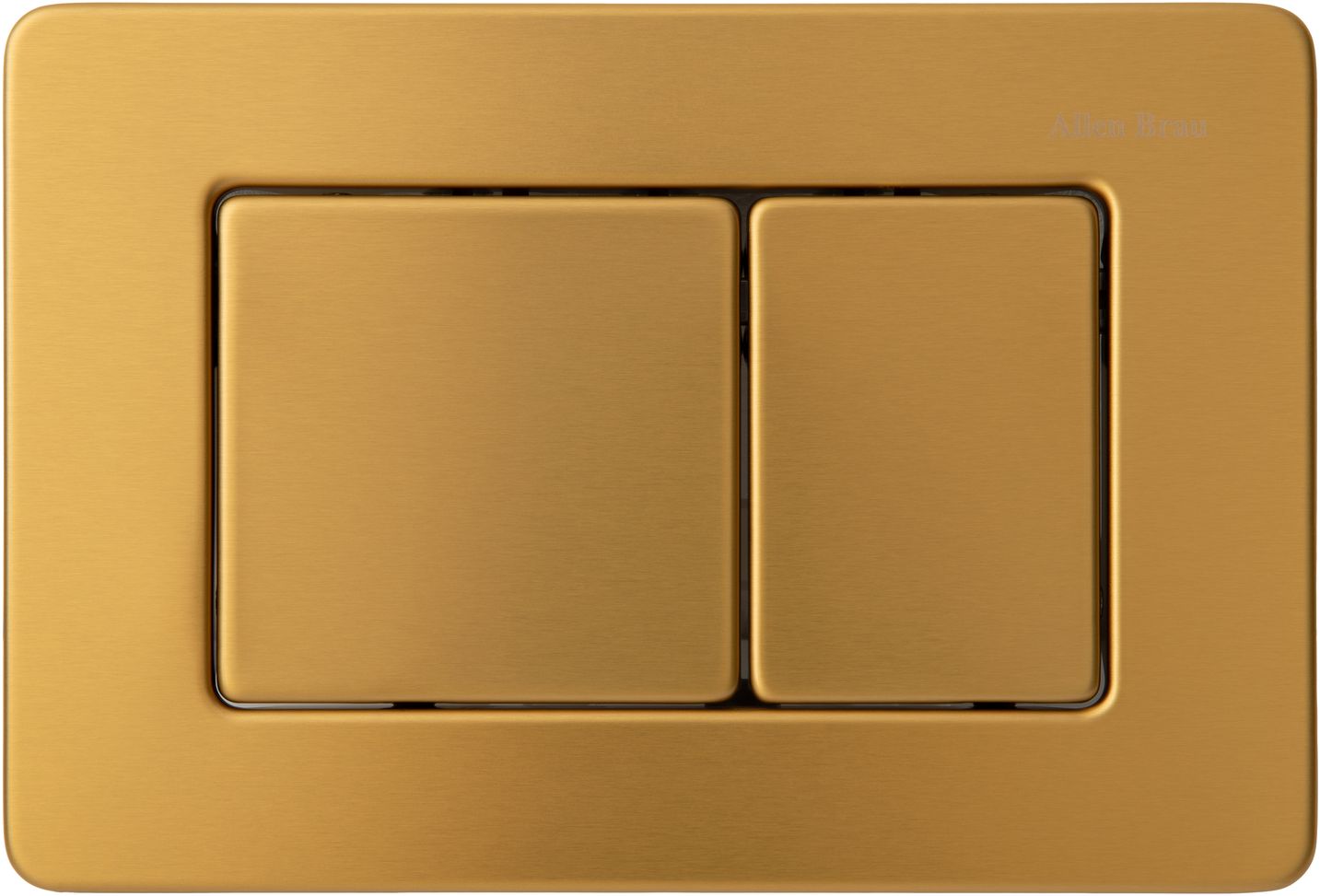 9.20006.GB INFINITY Кнопка смыва пневмо, сталь, браш.золото (333392)