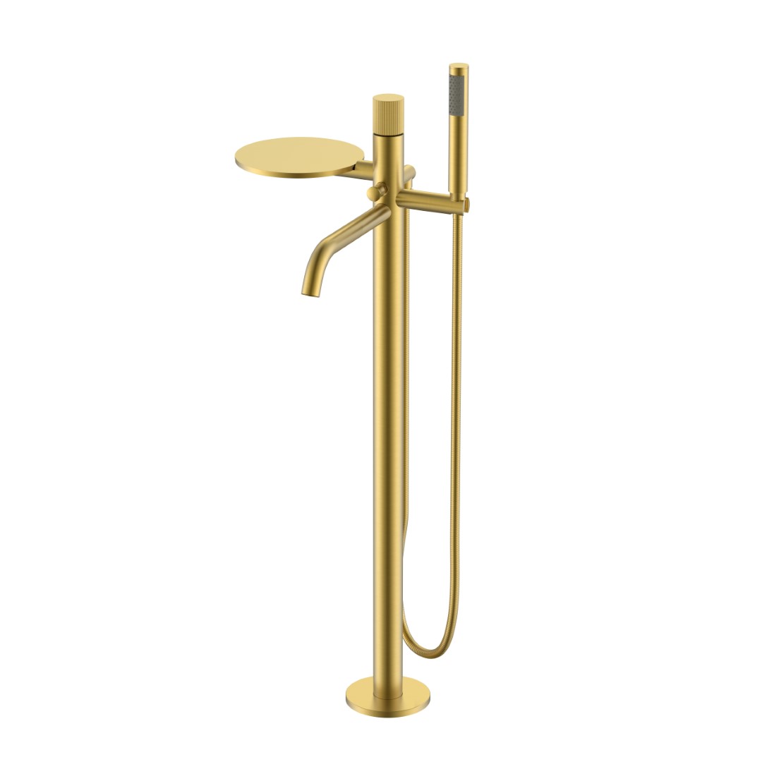 Смеситель STICK напольный MATT GOLD LINEA