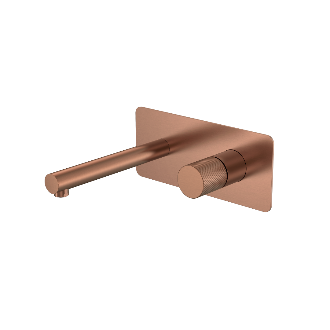 Смеситель STICK из стены COPPER BRUSHED ручка SPIRALE