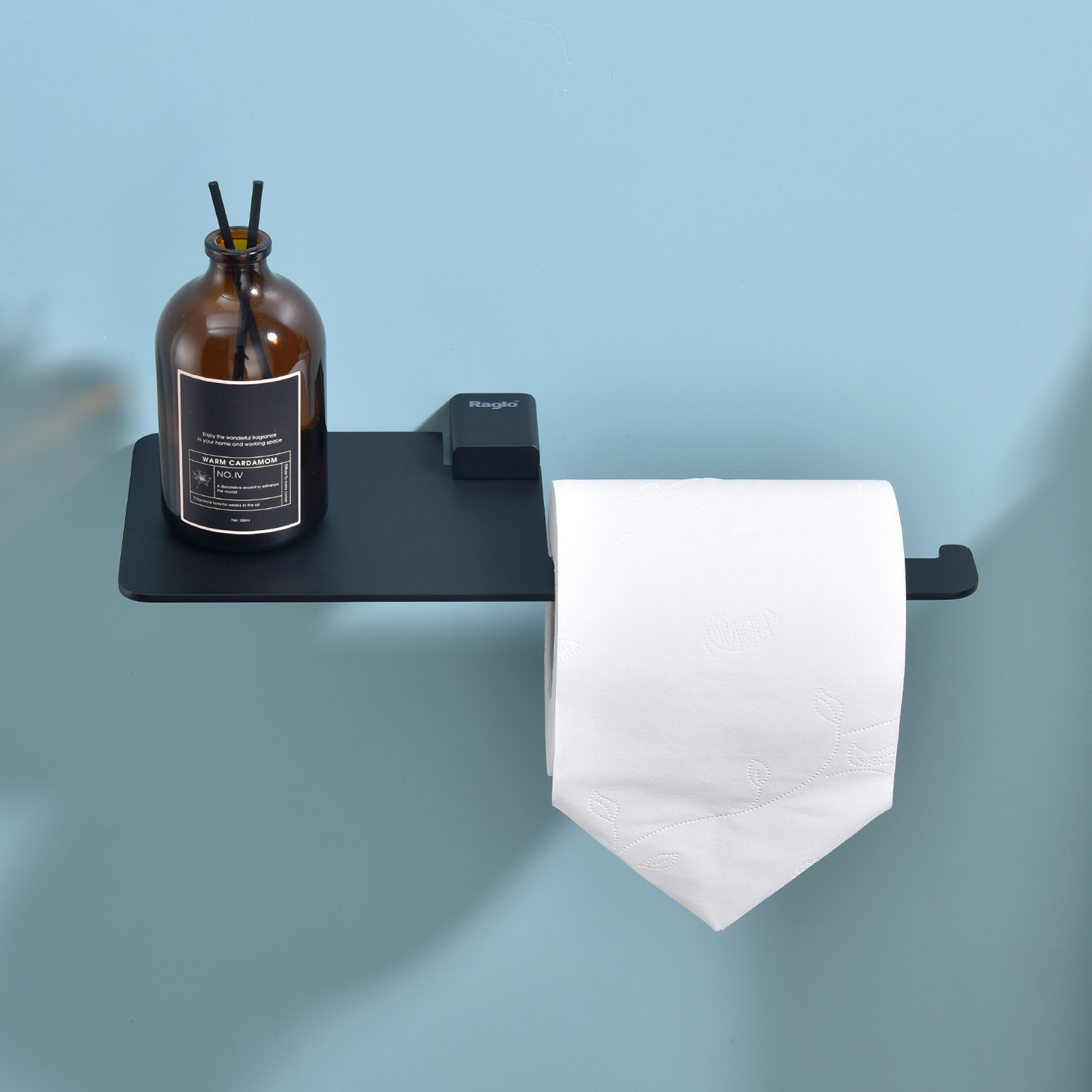 Держатель для туалетной бумаги Raglo R301.03.06, черный