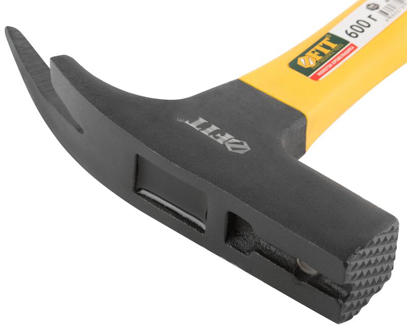 Молоток кровельщика 600г фибергласовая усилен. ручка FIT 44518