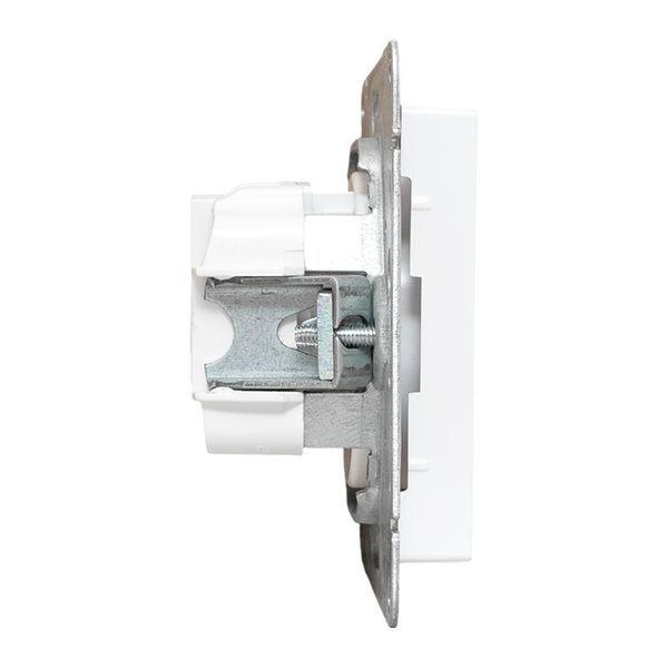 Розетка СП Эпика 16А без заземл. без шторок механизм бел. EKF UP1-SOW-100