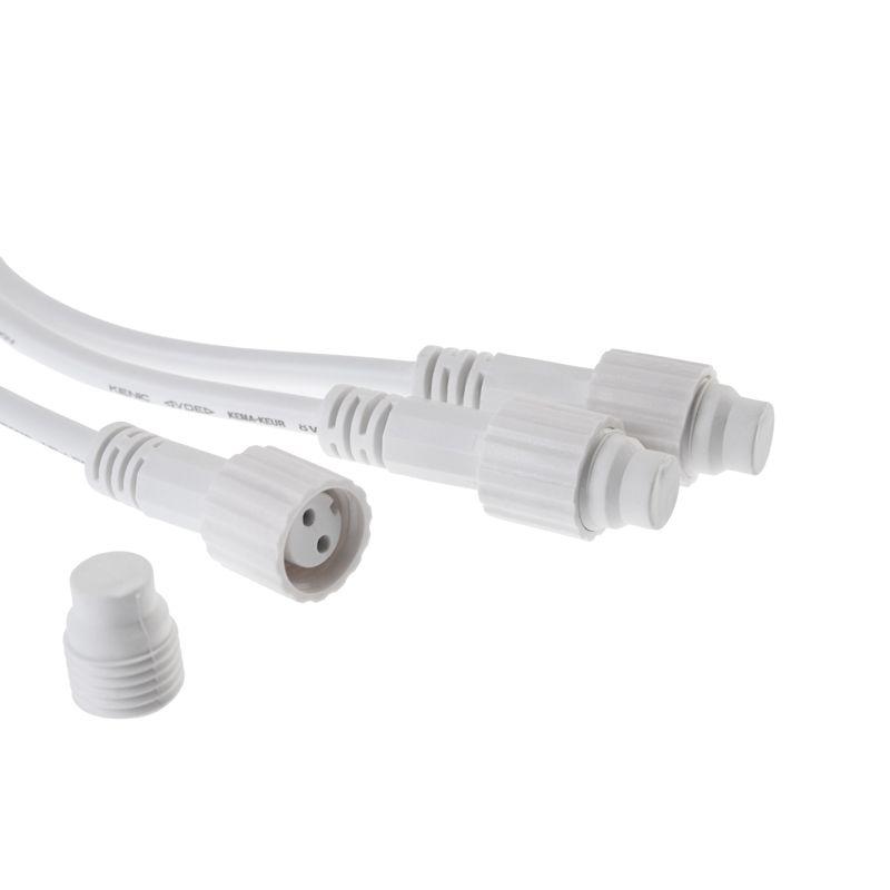 Разветвитель-Y для уличных гирлянд Professional (1 вход 3 выхода) бел. ПВХ Neon-Night 315-411