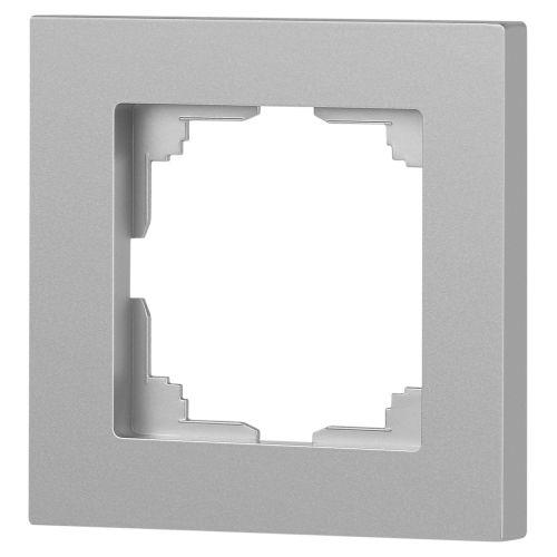 Рамка 1-м СП Accent 6-501-03 алюм. Intro Б0063742