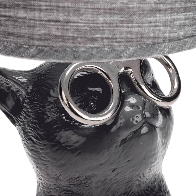 Светильник декоративный "Кот в очках" Е14 40Вт черн. Rexant 603-1034