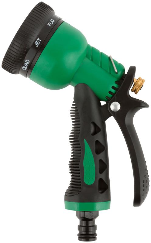 Пистолет для полива 8 режимов 170мм зел. FIT 77305
