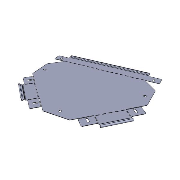Ответвитель Т-образ. 80x300мм плоский EKF t8030007-FL