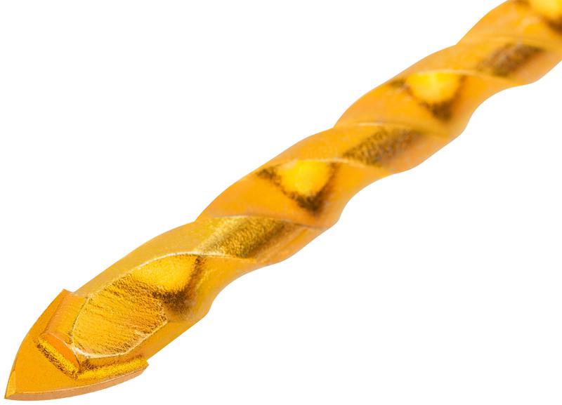 Сверло универсальное по кафелю стеклу керамограниту бетону кирпичу 8х115ммтрехгранный хвостовик FIT 35145