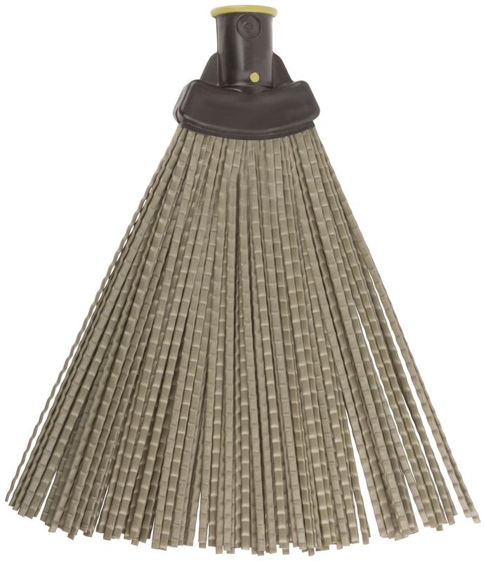 Метла веерная №2 240х340мм посадочный d25мм пластик. КУРС 68066