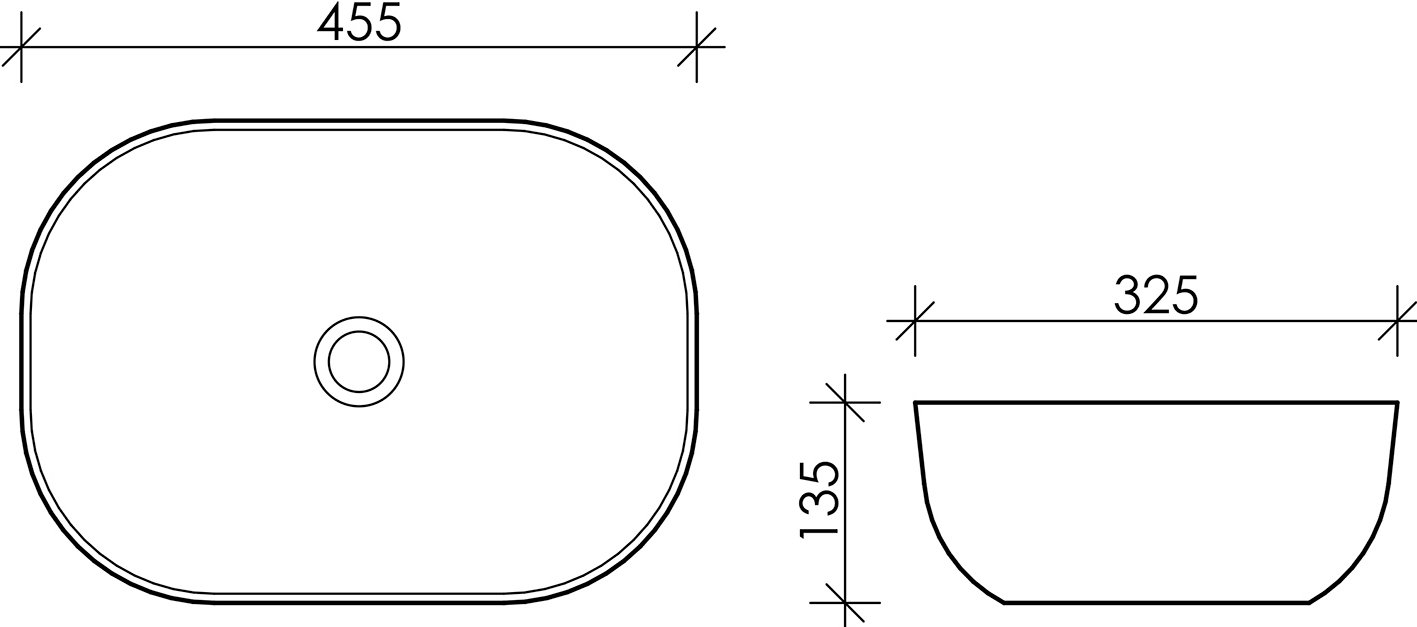 Мебельная раковина Ceramicanova Element CN6009