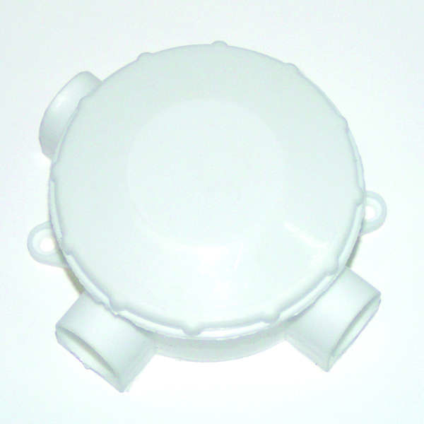 Коробка распределительная ОП 70х30мм 3-х рожк. КРК бел.