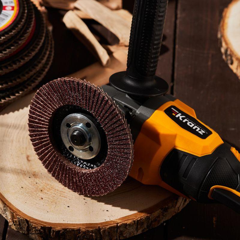 Круг лепестковый торцевой P60 115х22.2мм Kranz KR-90-0006