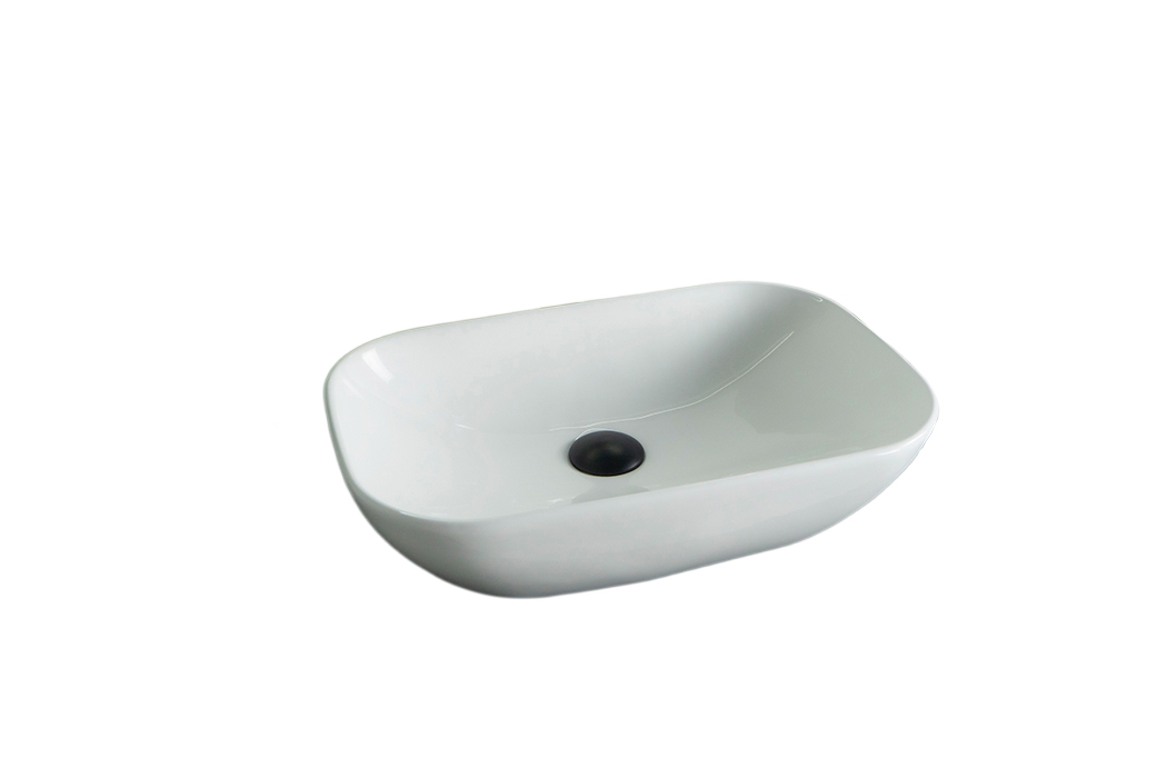 Раковина Gid N9447 51157 накладная белая 51x34x13