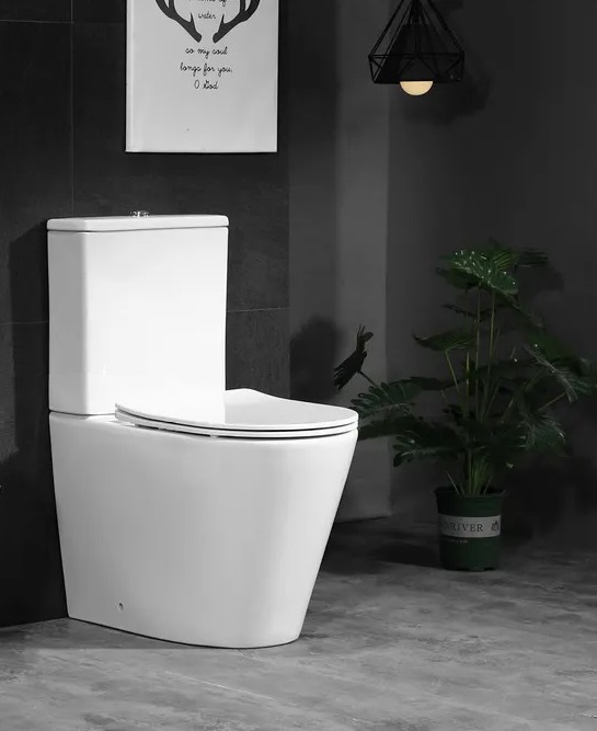 Унитаз SELLA GW напольный безободковый белый Ceruttispa CT9864 (605х370х800)