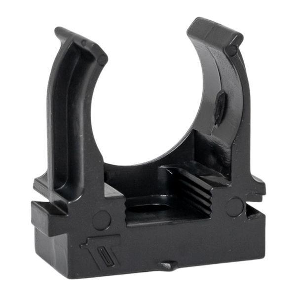 Держатель для труб (клипса) d20мм для монтажного пистолета черн. (уп.100шт) Plast EKF derjp-z-20-black