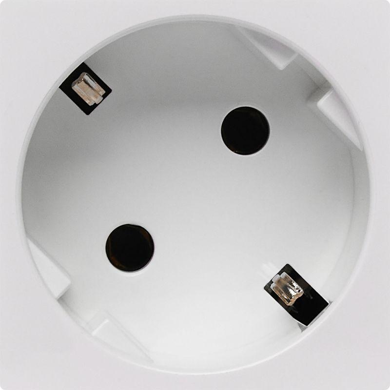 Розетка 2мод. 16А 250В 45град. с заземл. без защ. шторок винт. зажимы бел. ИЭК Leg 4521051