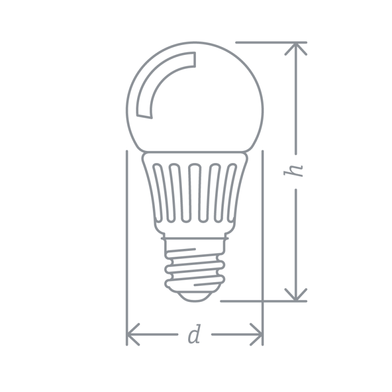 Лампа светодиодная 61 664 NLL-A60-10-127-4K-E27 10Вт грушевидная матовая 4000К нейтр. бел. E27 800лм 110-140В низковольтная Navigator 61664