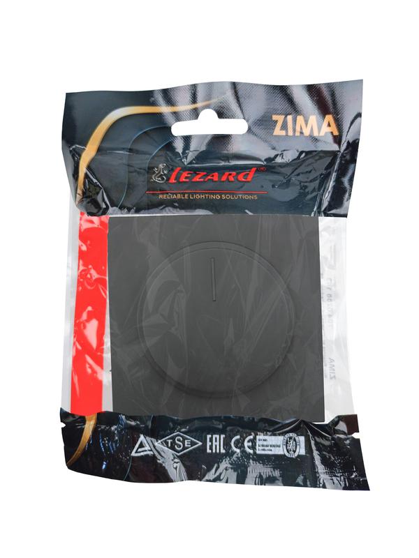 Диммер 1000Вт СП ZIMA IP20 черн. бархат LEZARD 704-4288-157