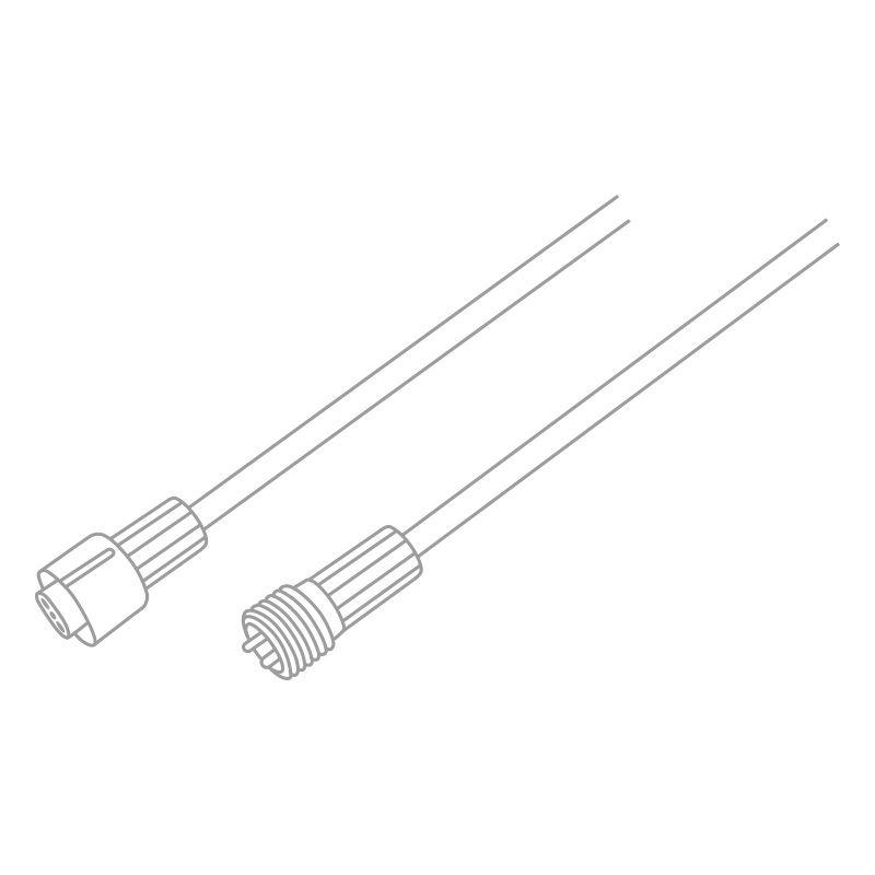 Удлинитель-шнур для подключения уличных гирлянд 1м бел. ПВХ Neon-Night 315-420