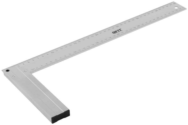 Угольник столярный литой профи 400мм алюм. FIT 19554