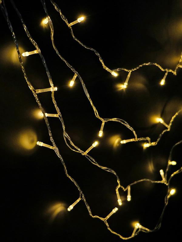 Гирлянда AC-G01-120Y 120LED 12.8м 8реж. 220В желт. ФАZА 5047631