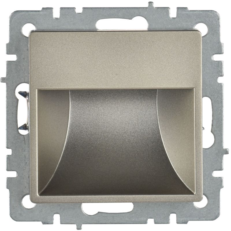 Подсветка светодиодная BRITE встраив. ПЛ20-БрШ механизм шампань IEK BR-FL20-K37