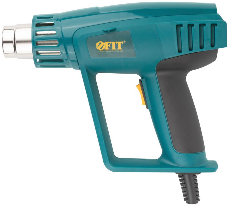 Фен технический 2000Вт; 250/500град.; 250/550 л/мин; рез. накл.; коробка FIT 80607