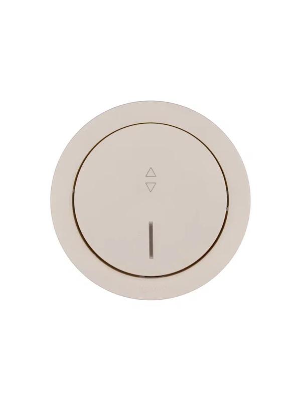 Выключатель проходной 1-кл. СП OSEN 10А IP20 с подсветкой механизм сл. кость LEZARD 743-9088-114