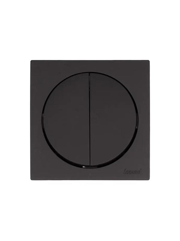 Выключатель 2-кл. СП OSEN 10А IP20 механизм черн. бархат LEZARD 743-4288-101