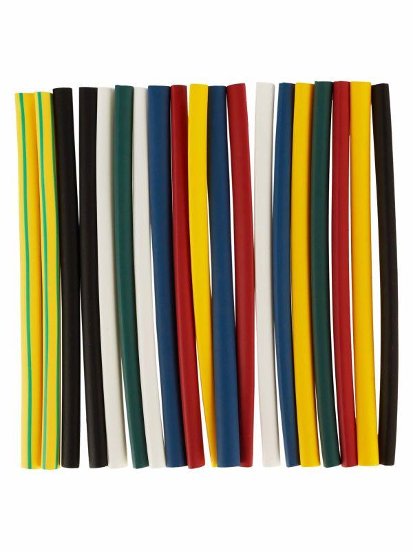 Набор трубок термоусадочных нг-LS 4/2 100мм 7 цветов по 3шт IEK UDR10-004-002-021-S