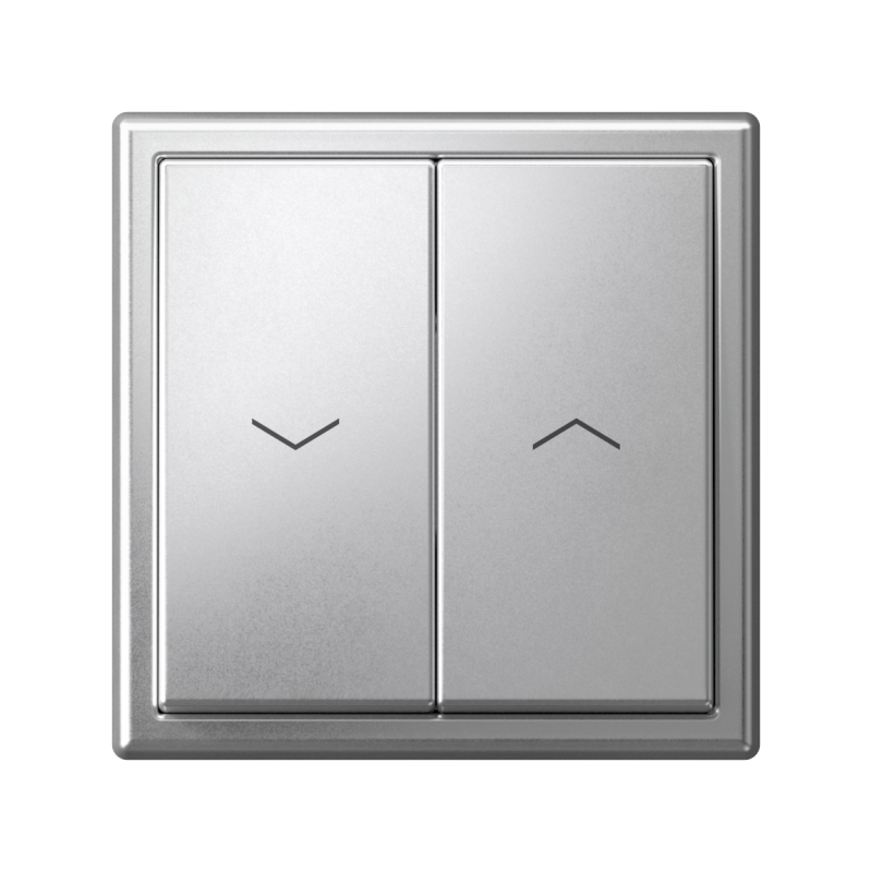 Выключатель для жалюзи 2-кл. ArtGallery 2х (сх. 4) 10А быстрозажим. клем. механизм алюм. SE GAL000319S