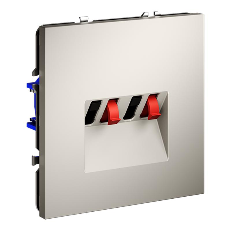 Розетка акустическая 4-м СП S70 механизм кашемир Voltum VLS060303