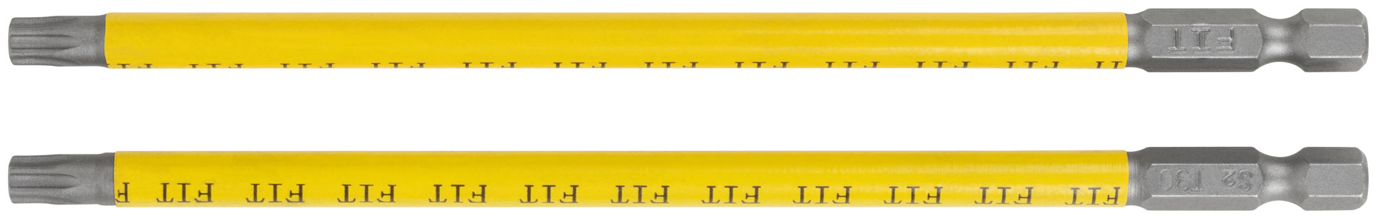 Биты кованые, сталь S2, односторонние  150 мм Т30, Профи 2 шт., блистер