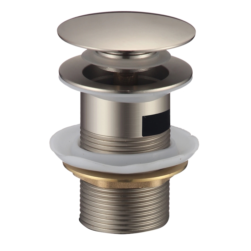 Донный клапан с переливом Savol S-XS001L, сатин