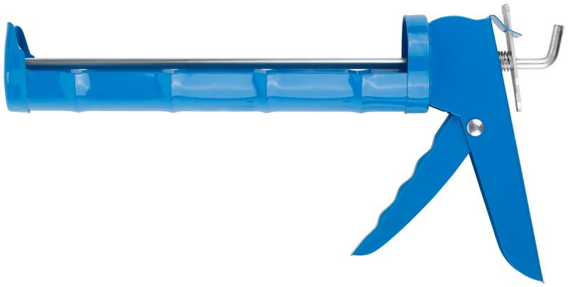 Пистолет для герметика 225мм полукорпусной зубчатый шток FIT 14219