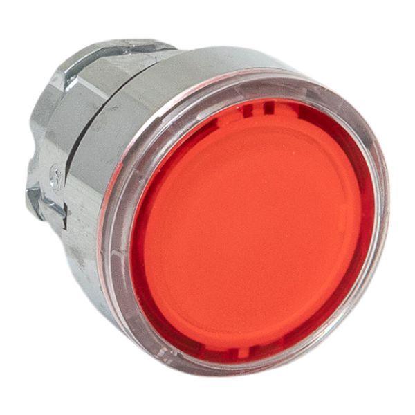 Механизм кнопки исполнительный XB4 IP65 плоский возвратный без фиксации с подсветкой красн. EKF XB4BW-R-65