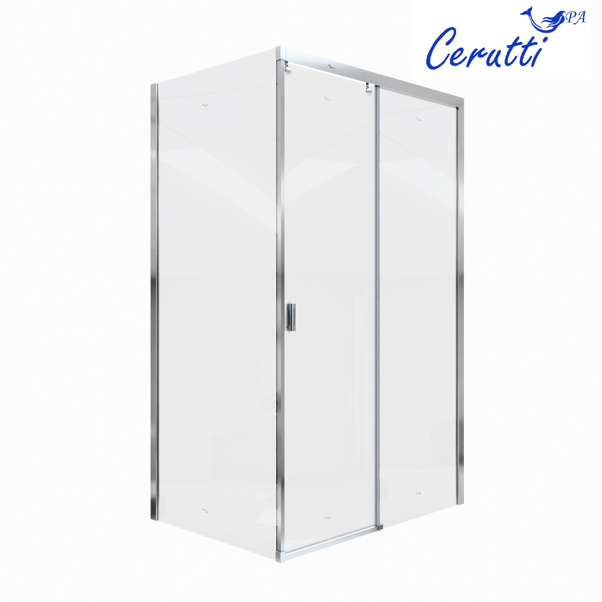 Ограждение MARBELLA 120 R душевое Ceruttispa без поддона (80x120x190)