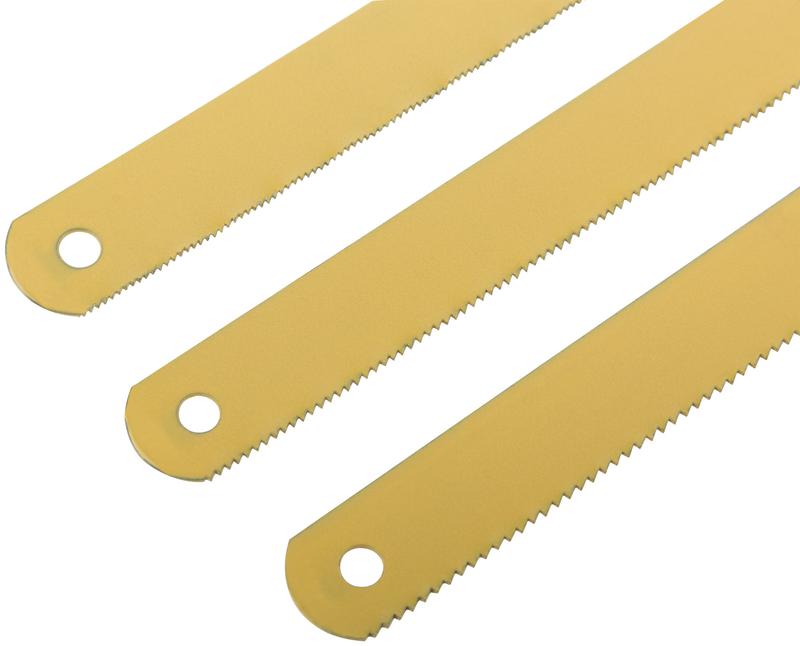 Полотна ножовочные пометаллу односторонние 300мм набор 6шт на подвесе (18ТPI+24ТPI+32ТPI) (уп.6шт) FIT 40176