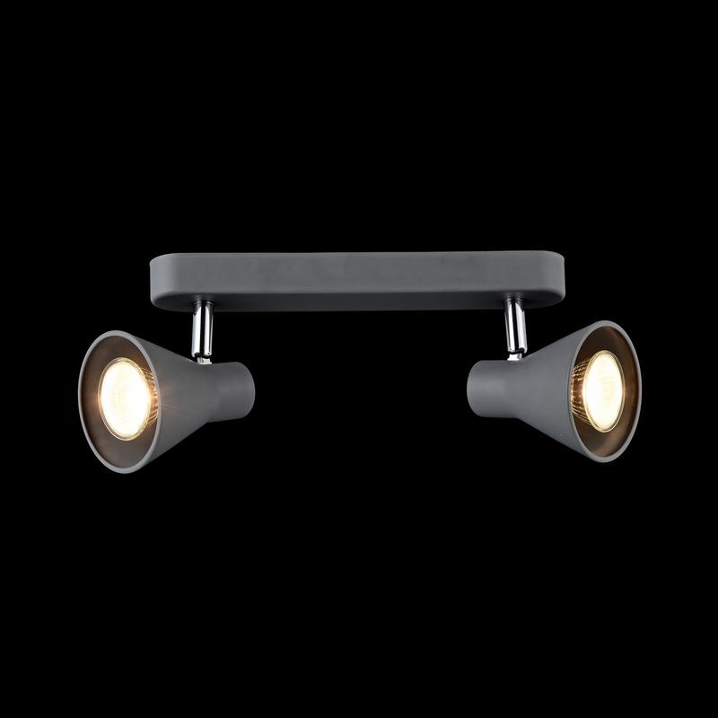 Светильник Claris 35Вт GU10х2 IP20 спот Freya FR4308-CW-02-GR