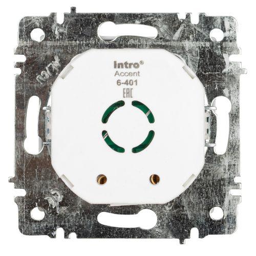 Светорегулятор поворотный СП Accent 6-401-01 600Вт 230В IP20 бел. Intro Б0063668