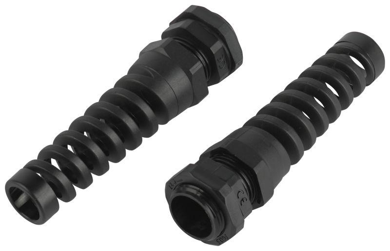 Ввод кабельный (сальник) PGR 13.5 d6-12мм (d отверст. 20.5мм) IP54 с гибким отводом (уп.10шт) Эра Б0065201