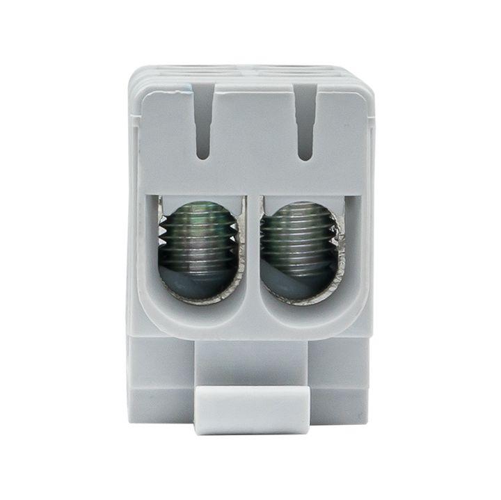 Клемма силовая вводная двойн. КСВ 16-50кв.мм сер. EKF plc-kvs2-16-50-grey