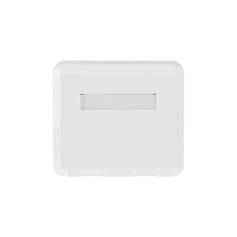 Корпус настенной розетки под 2 модуля Keystone Jack бел. Rexant 03-0251