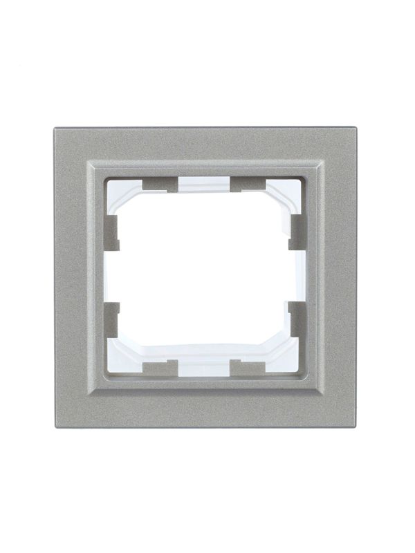 Рамка 1-м IP44 BRITE РУ-1-БрА-44 алюм. IEK BR-M12-44-K47