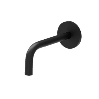 Излив из стены d.24 Paffoni LIGHT ZBOC139NO Черный матовый